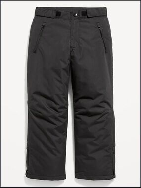 NWT Old Navy Kids Black Snow Pants